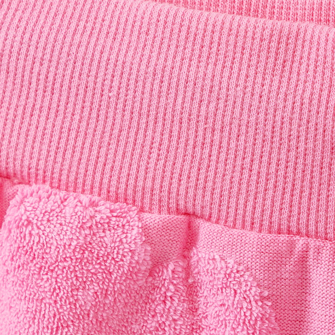 Topomini Baby Frottee-Shorty mit Ausbrenner-Muster pink