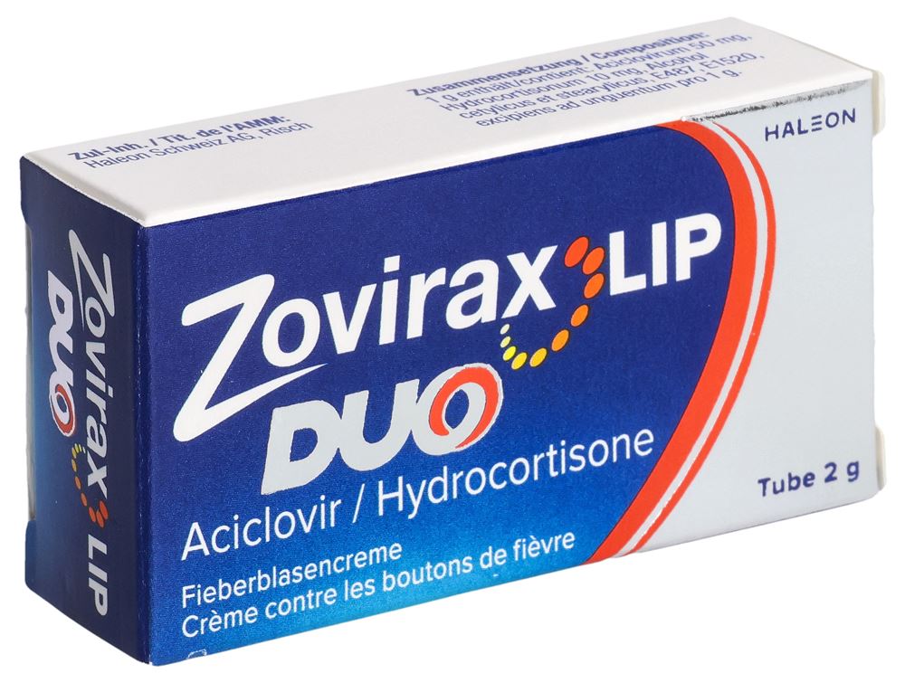 ZOVIRAX Duo Creme Tb 2 g