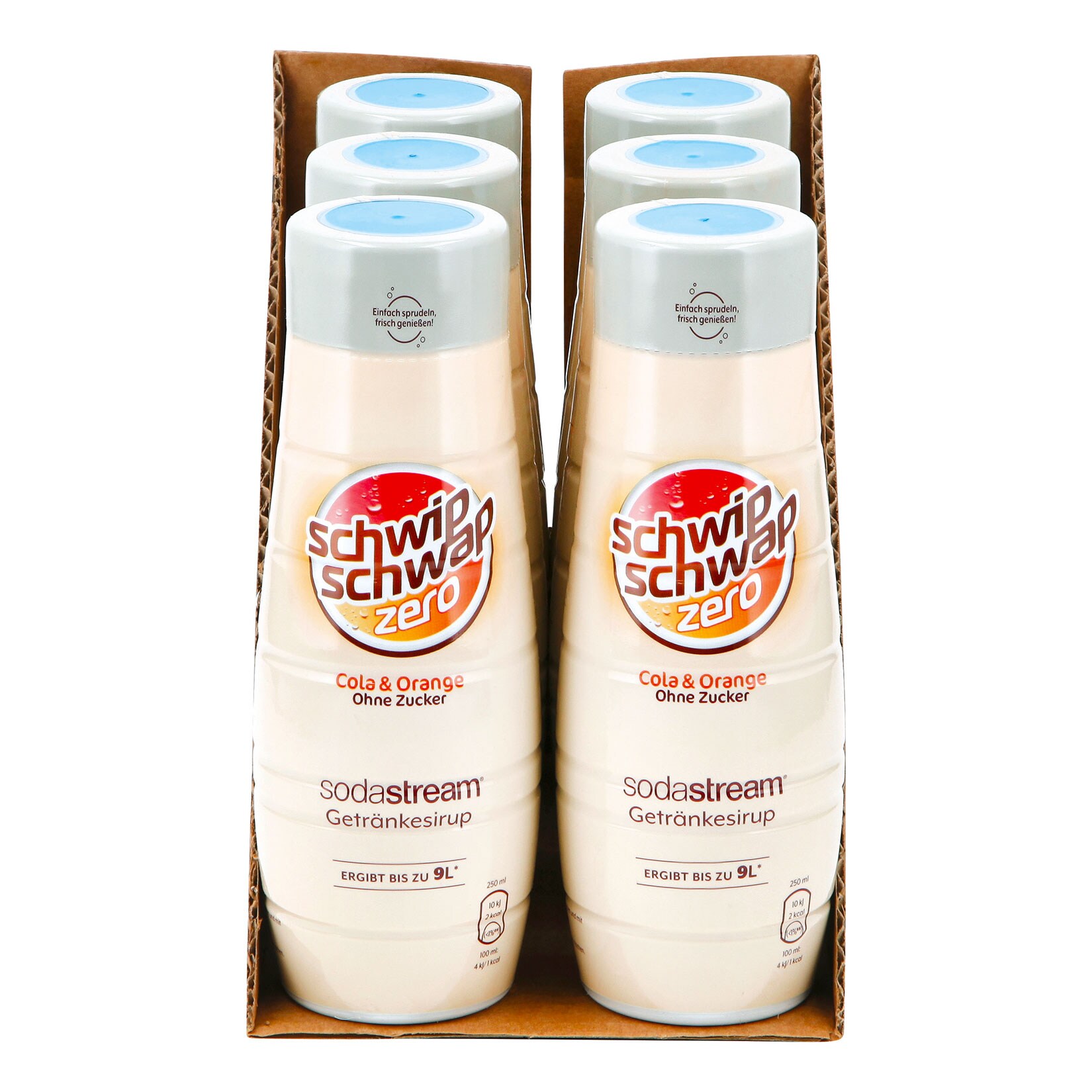 Sodastream Sirup Schwip Schwap Zero 0,44 Liter, 6er Pack