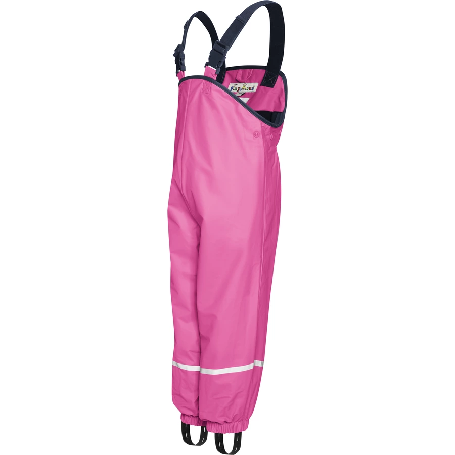 Playshoes Regenlatzhose Fleece pink