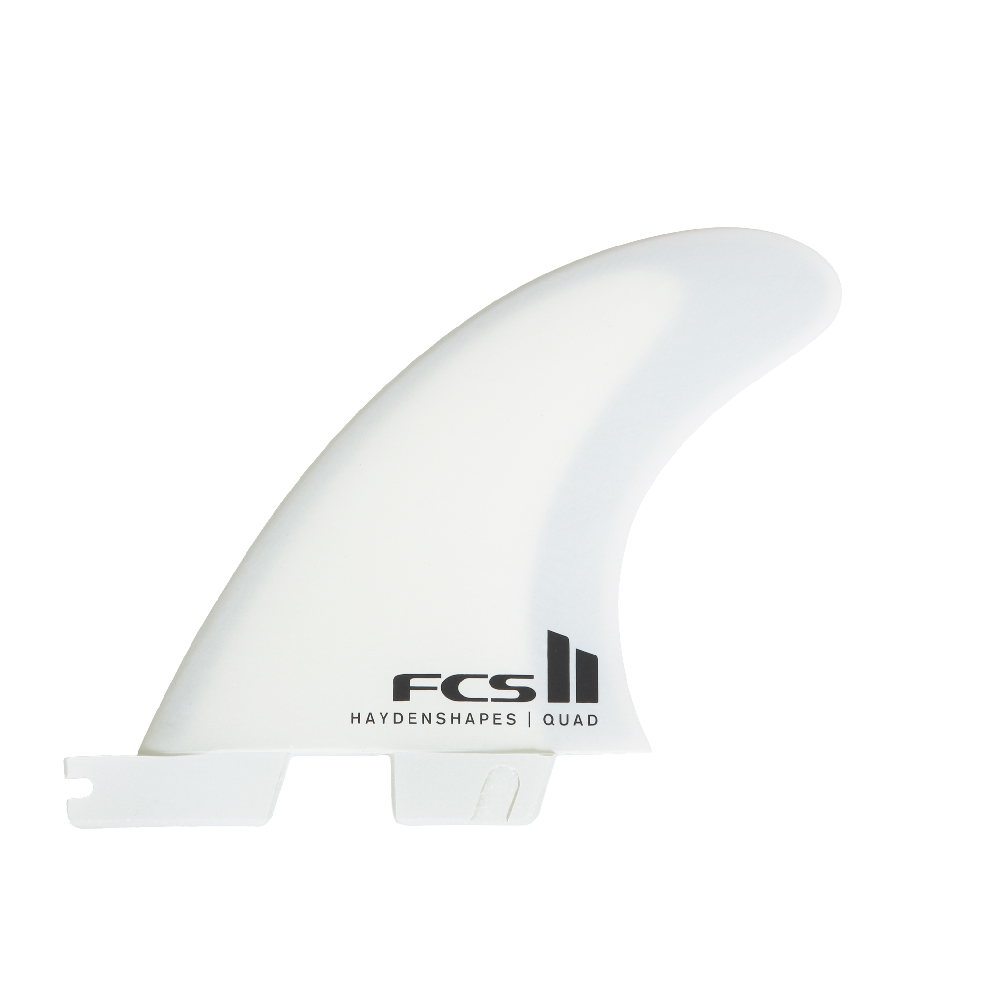 FCS FCS II HS PC Carbon Air Core White - Medium Thruster-Quad