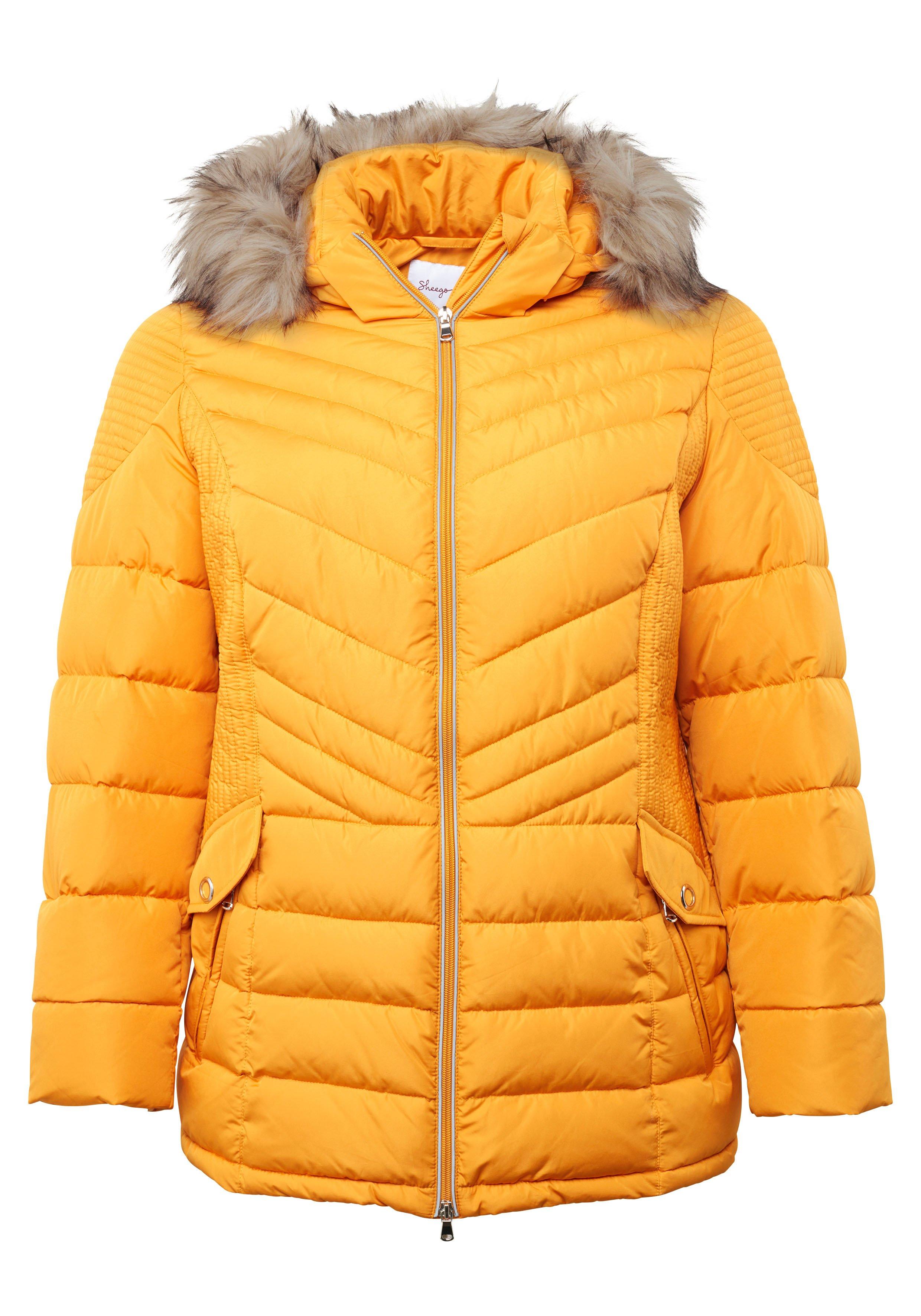 Steppjacke mit abnehmbarer Kapuze