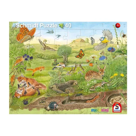 Schmidt Spiele Puzzle - Waldtiere-Puzzle, 2er Set