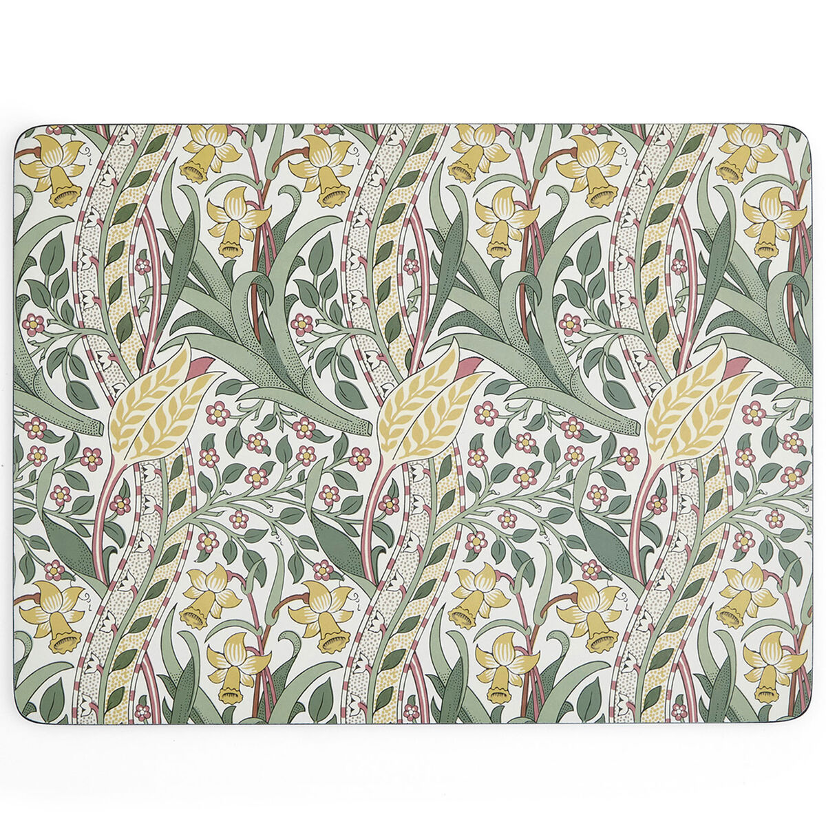 Spode Morris & Co Daffodil bordbrikker 40x30 cm 4-pakning