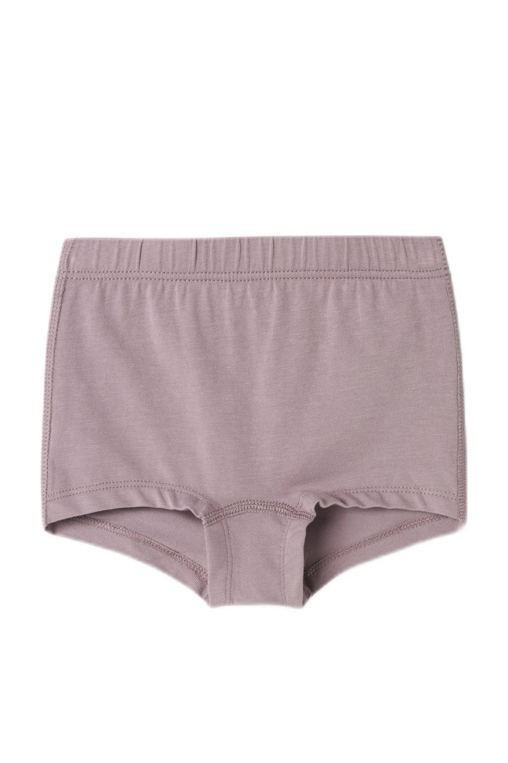 short - set van 3 met vlinders roze/mauve/ecru