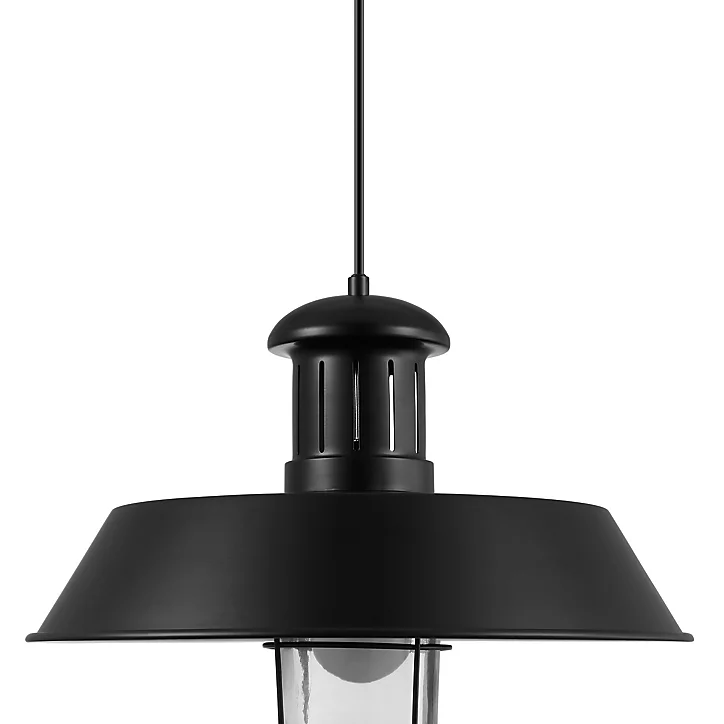 Suspension Genly GoodHome noir IP20 E27