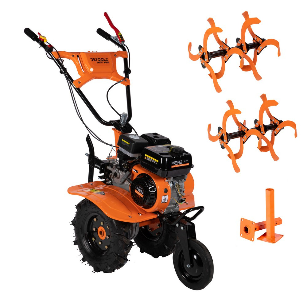 Motobineuse transformable 7cv travail 90cm 2 av 1 ar dz-m122