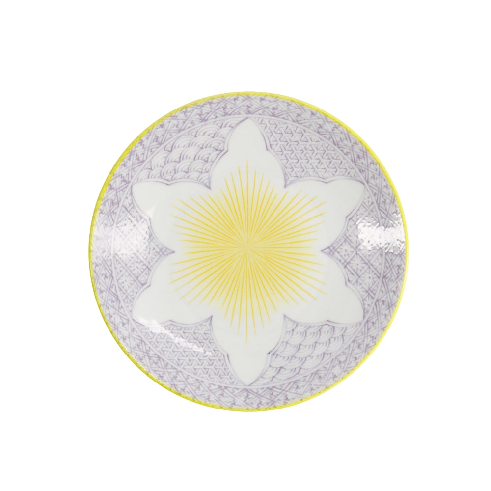 Tokyo Design Studio  Lily Flower tallerken, lilla - Ø20 cm.
