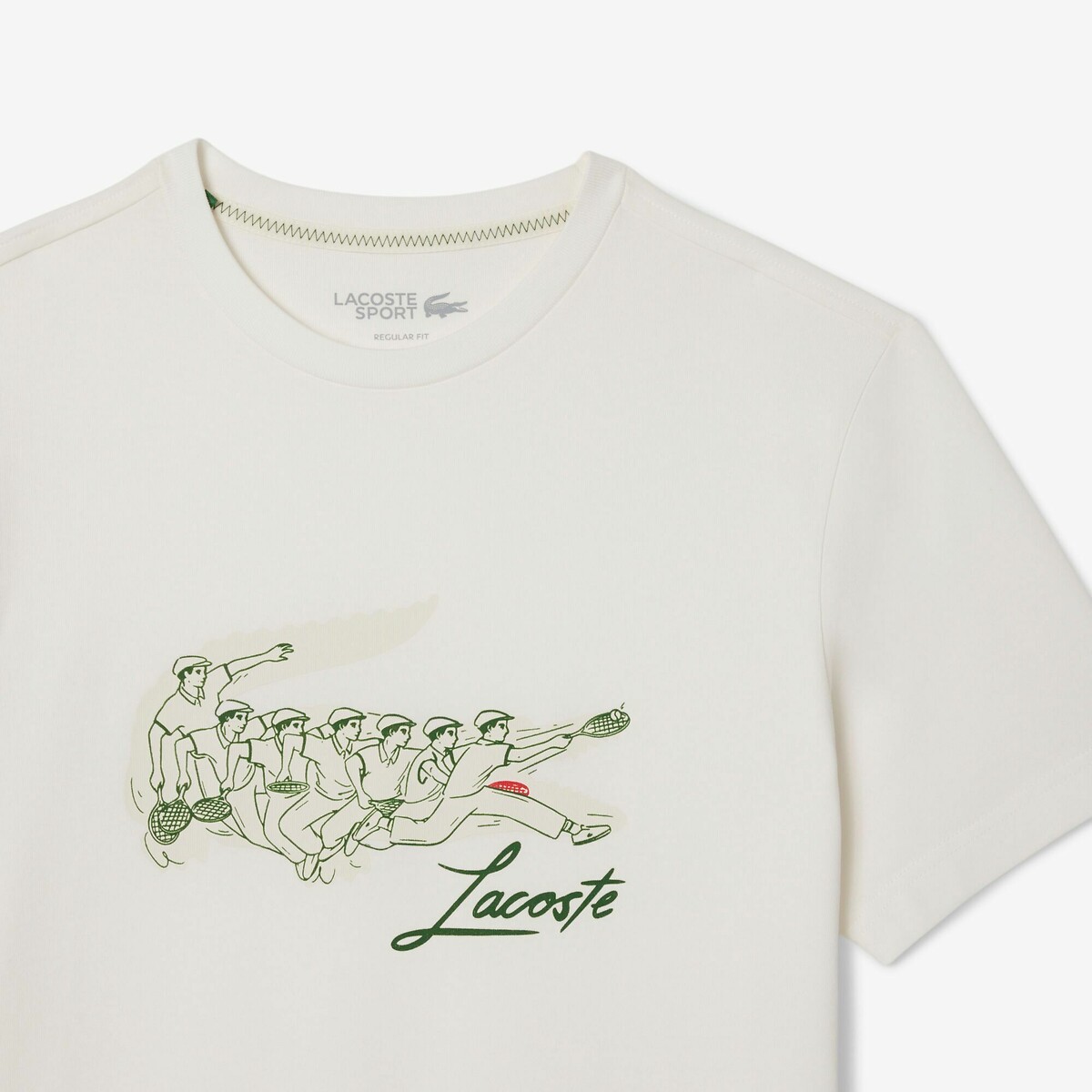 LACOSTE<br>Camiseta Héritage Sport Ultra Dry