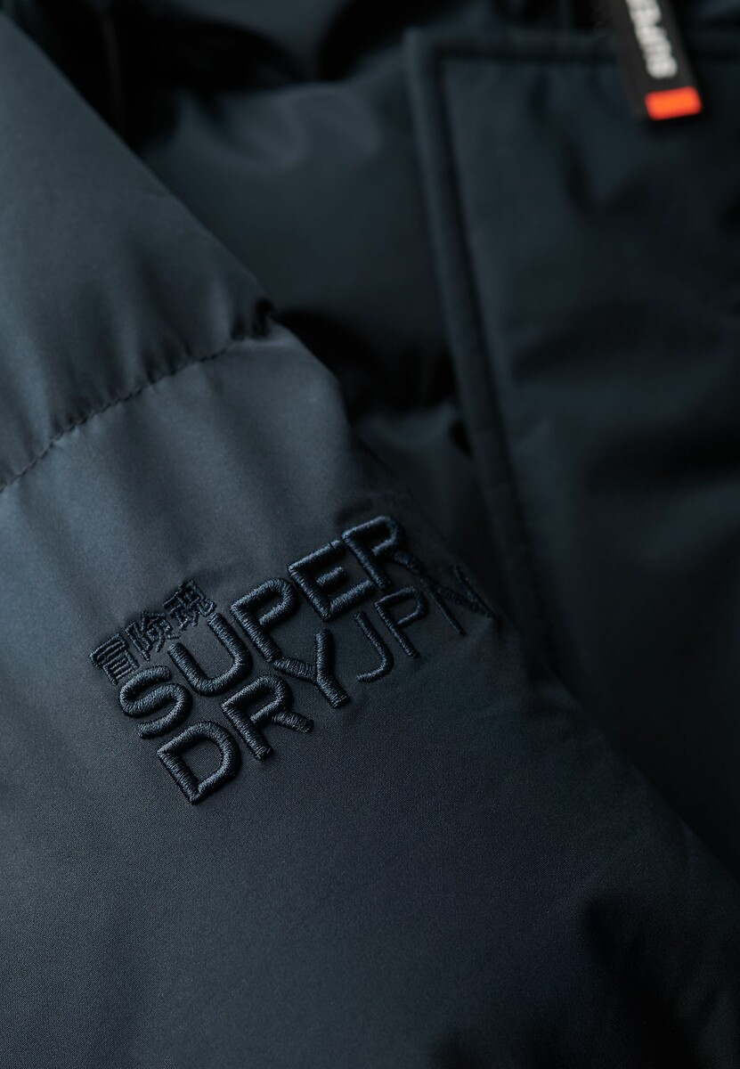 Jaqueta de plumas SUPERDRY com capuz esportivo