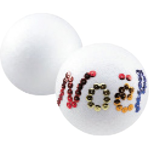 Boule styropor à décorer diamètre 80mm