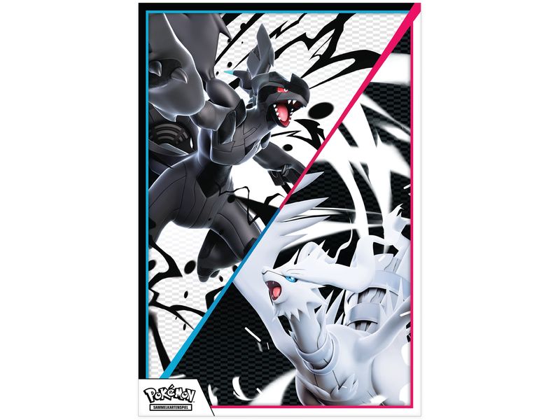 The Pokémon Company Schwarze Blitze & Weisse Flammen Poster Sammelkartenbox zu Pokémon