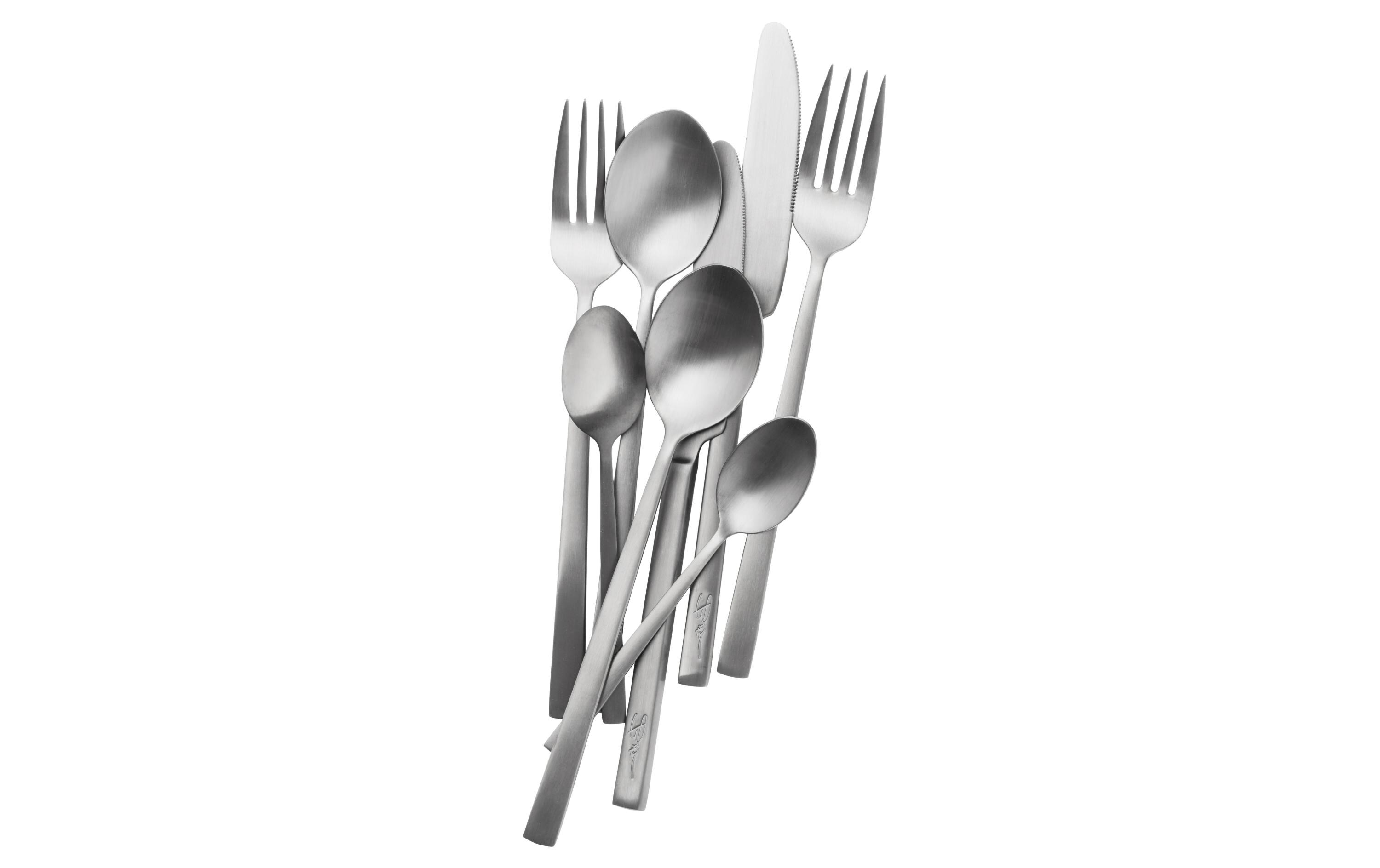 Besteck-Set 16-teilig, SilberEssbesteck-Set