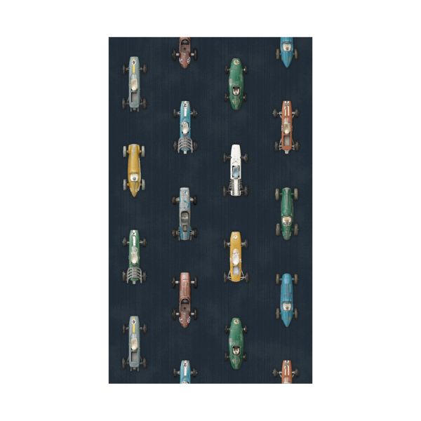 Studio Ditte Raceauto Behang - Blauw