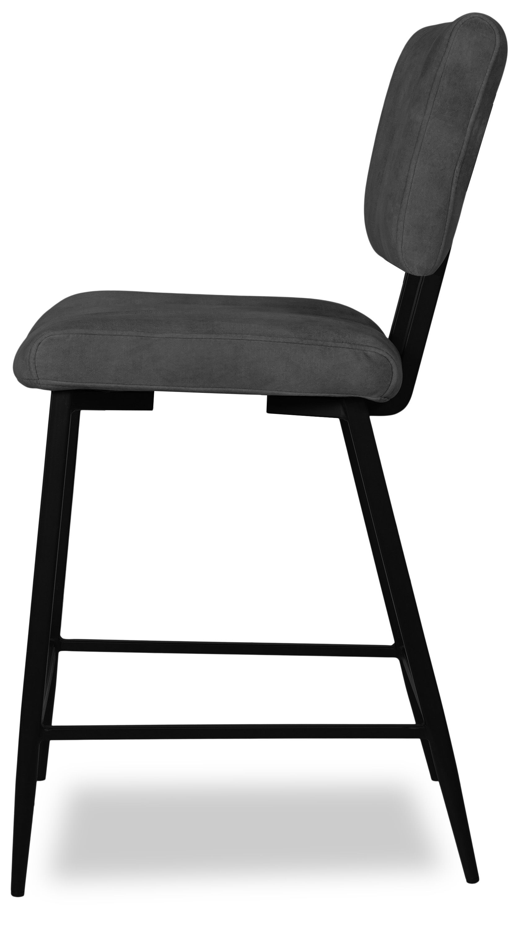 Barkruk antraciet Tara B46.5 x D58.5 x H103 cm