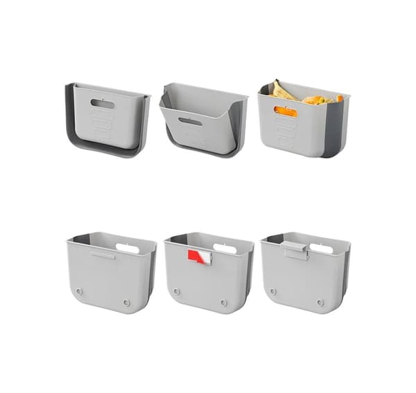 Søppelbøtte 6L sammenleggbar for campingvogn