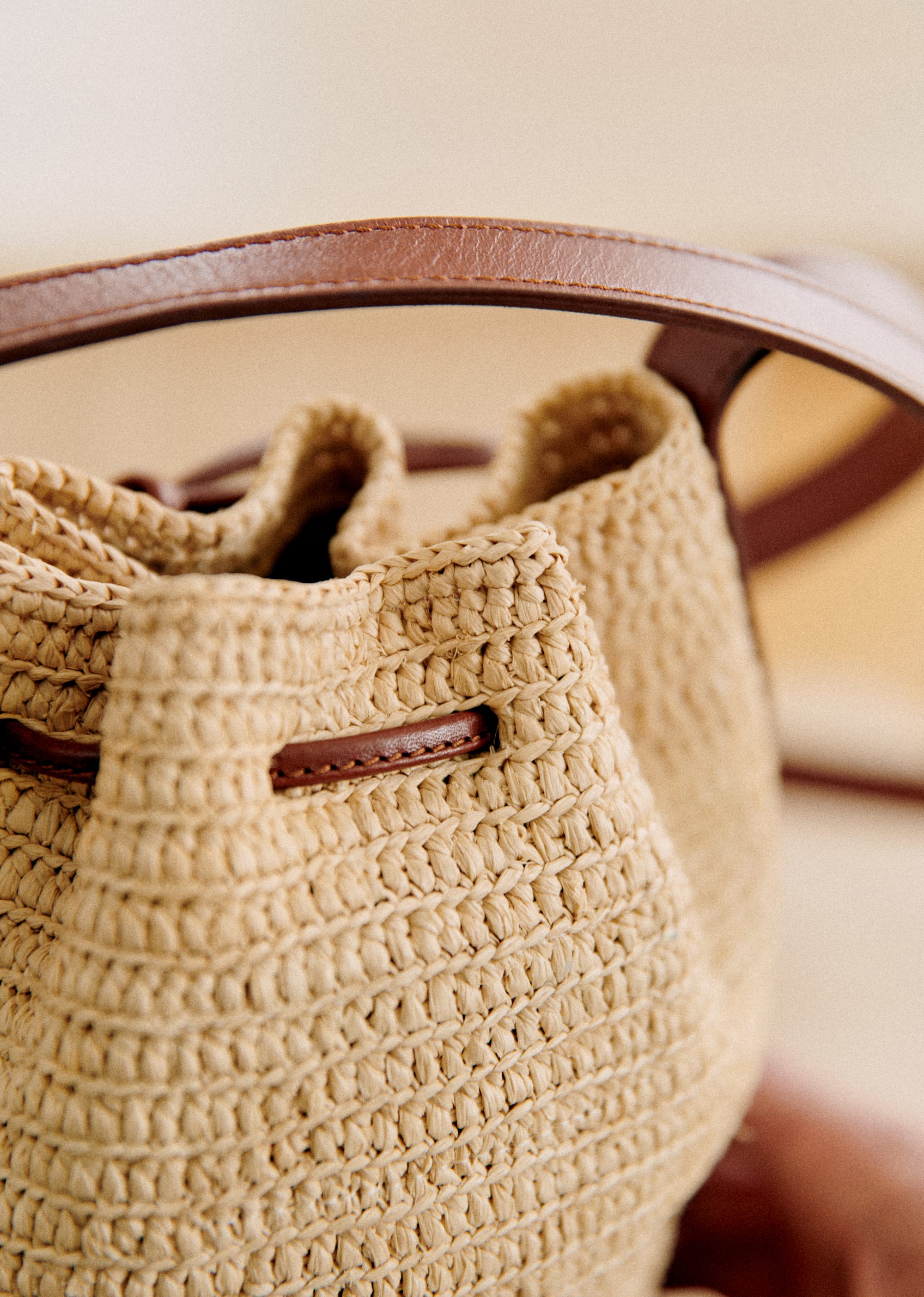 Bourse Mini Farrow - Raphia Naturel - SACS/NEW SACS Nos Sacs Iconiques 5906332