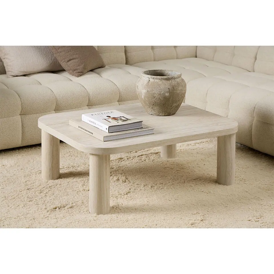 Salontafel Beige - 100x75x36cm - In-Beom