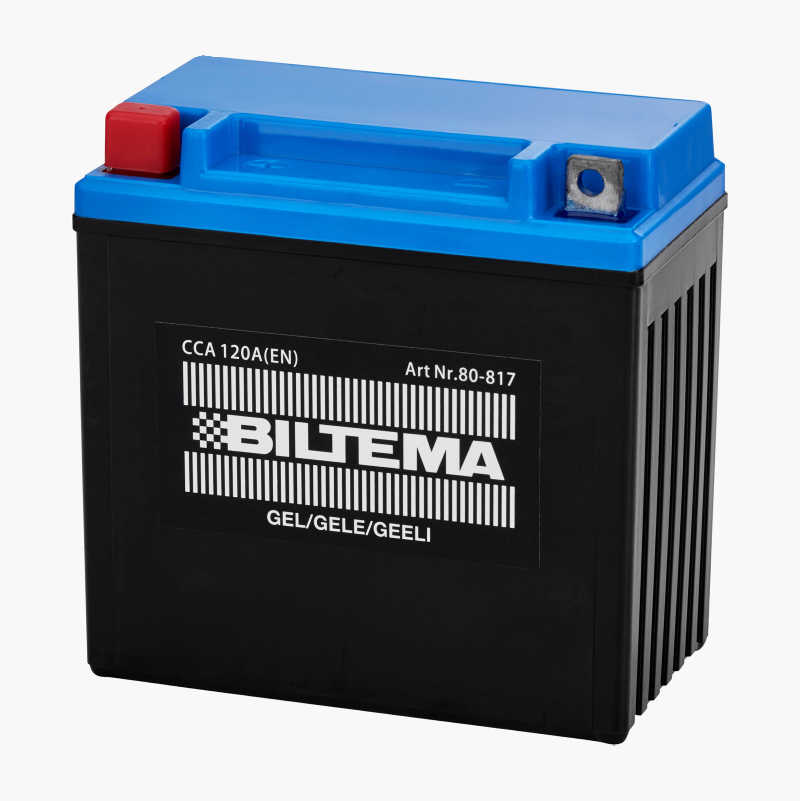 MC-batteri gelé, 12 V, 9 Ah, 136 x 76 x 139 mm