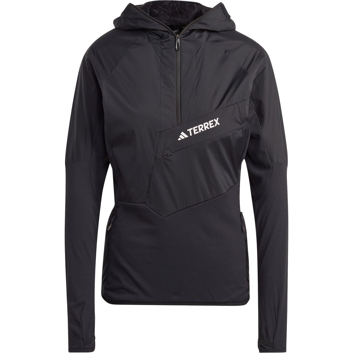 adidas Terrex Techrock Ultralight 1/2 Zip Fleece Hættetrøje Dame