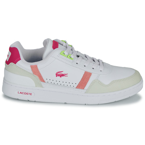Lacoste - T-CLIP Blanco / Rosa