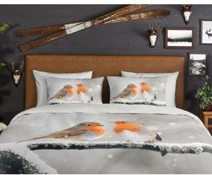 Good Morning - Greets - Dekbedovertrek - Grey - Flanel - 2-Persoons