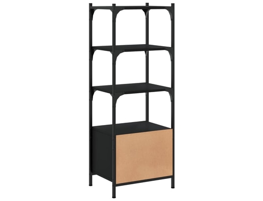 VIDAXL - Bibliothèque à 3 niveaux noir 41x30x109,5 cm bois d'ingénier...