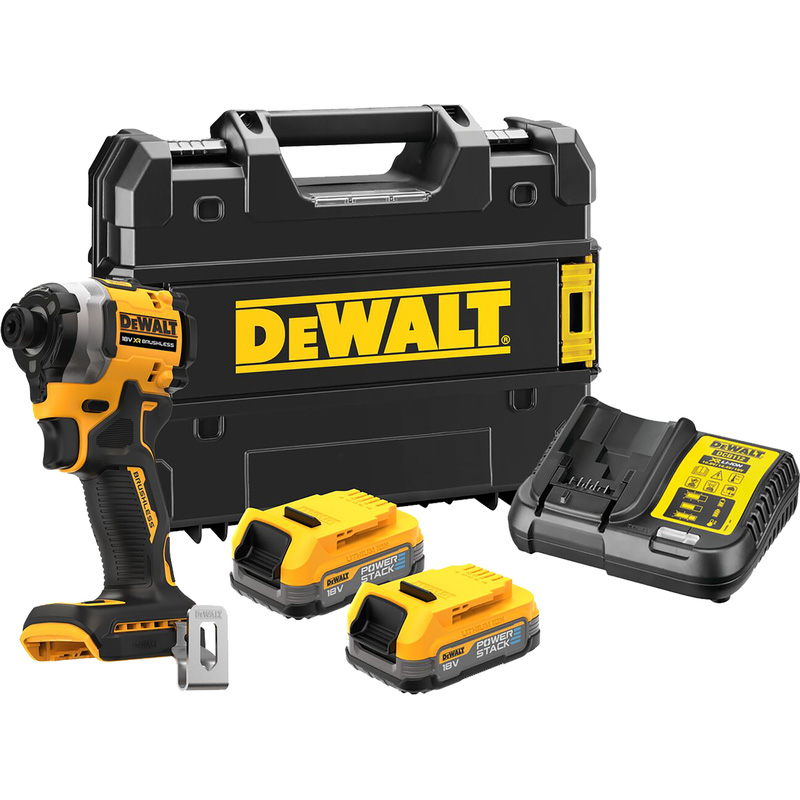 DeWALT DCF850E2T-QW slagschroevendraaier Powerstack 18V Li-ion