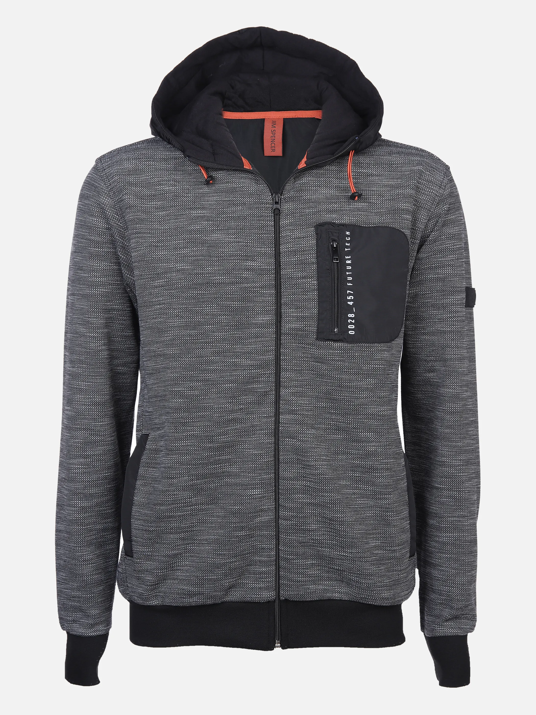 Herren Sweatjacke mit Kapuze