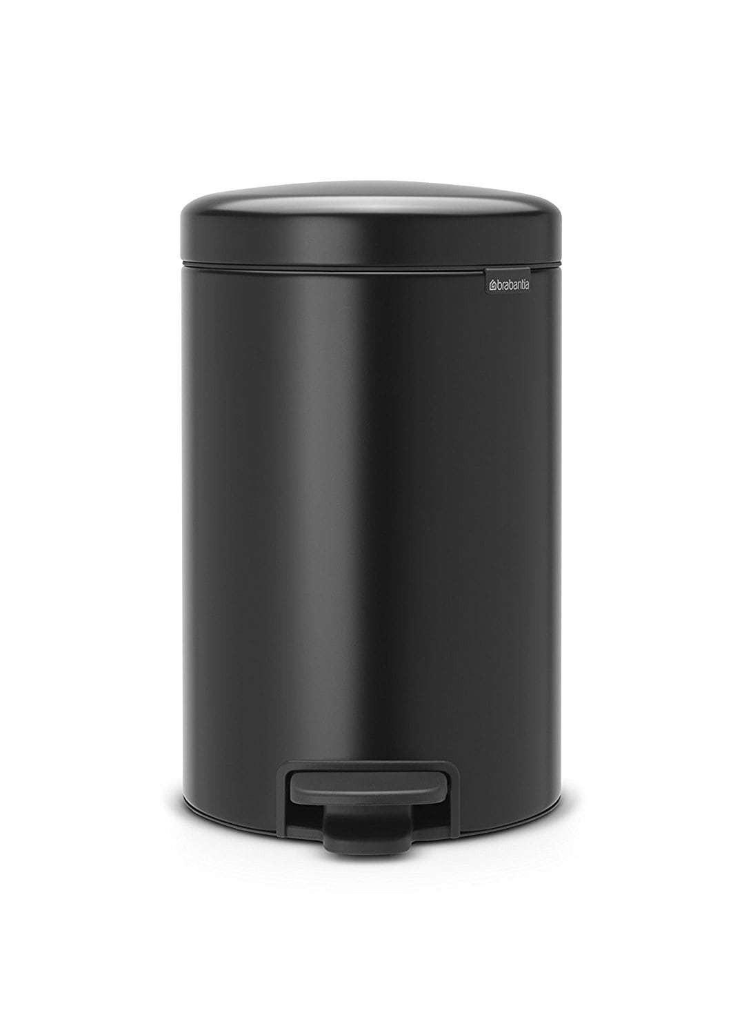Poubelle Newicon 12 L Noir mat, Brabantia
