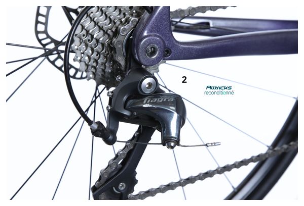 Vélo de Route Massi Team Race Shimano Tiagra 10V 700mm Violet 2022 - Produit Reconditionné