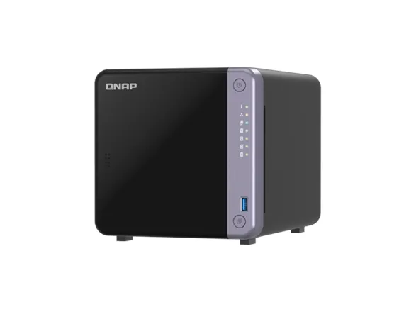 QNAP TS-432X-4G - NAS-server - 4 bays - SATA 6Gb/s - RAID JBOD, 0, 1, 5, 6, 10, 50, 60 - RAM 4 GB - Gigabit Ethernet / 2.5 Gigabit Ethernet / 10 Gigabit Ethernet - iSCSI support