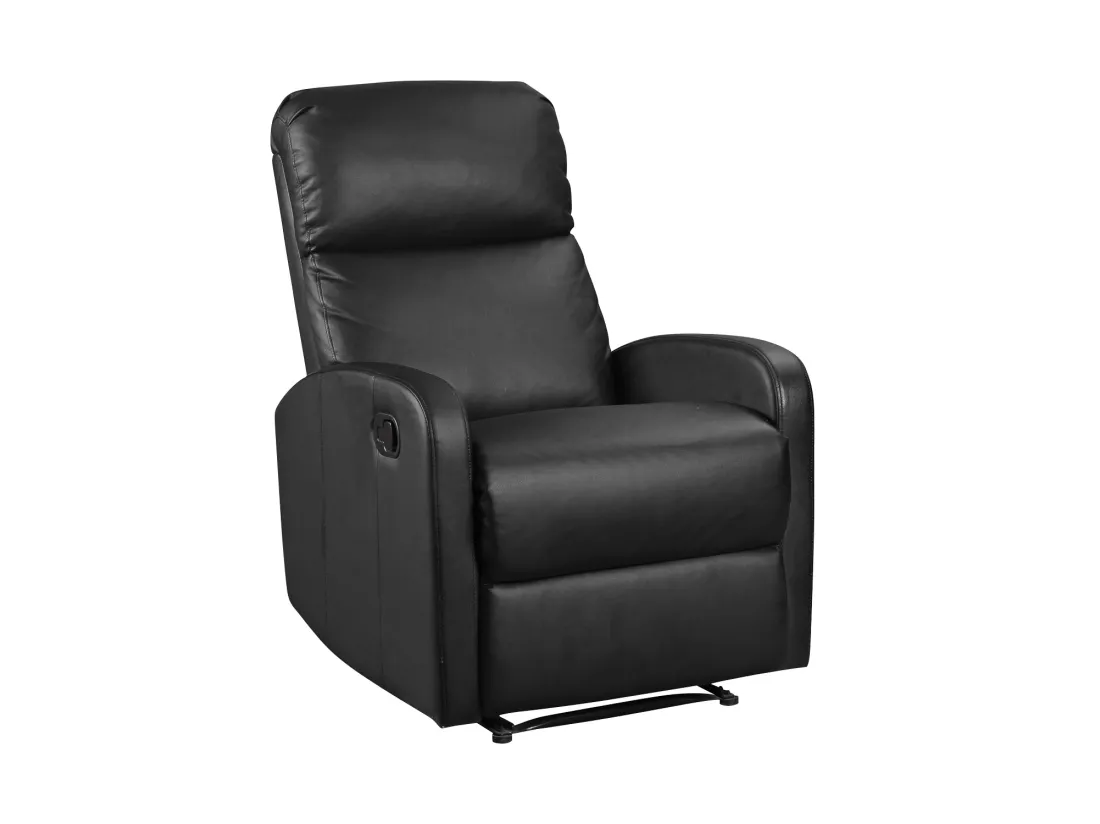 Fauteuil inclinable MAX noir - HAPPY GARDEN