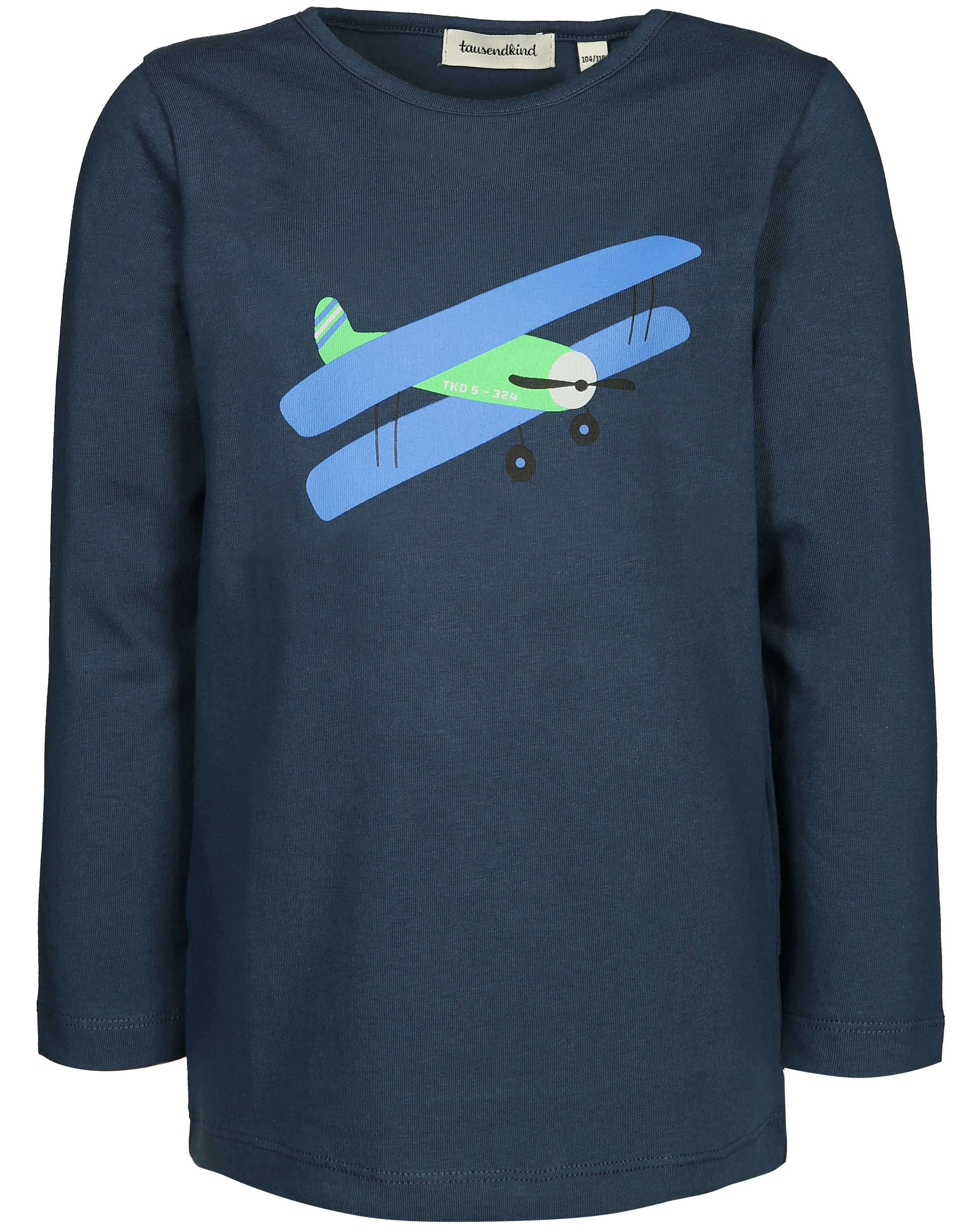 Langarmshirt FLUGZEUG in dunkelblau