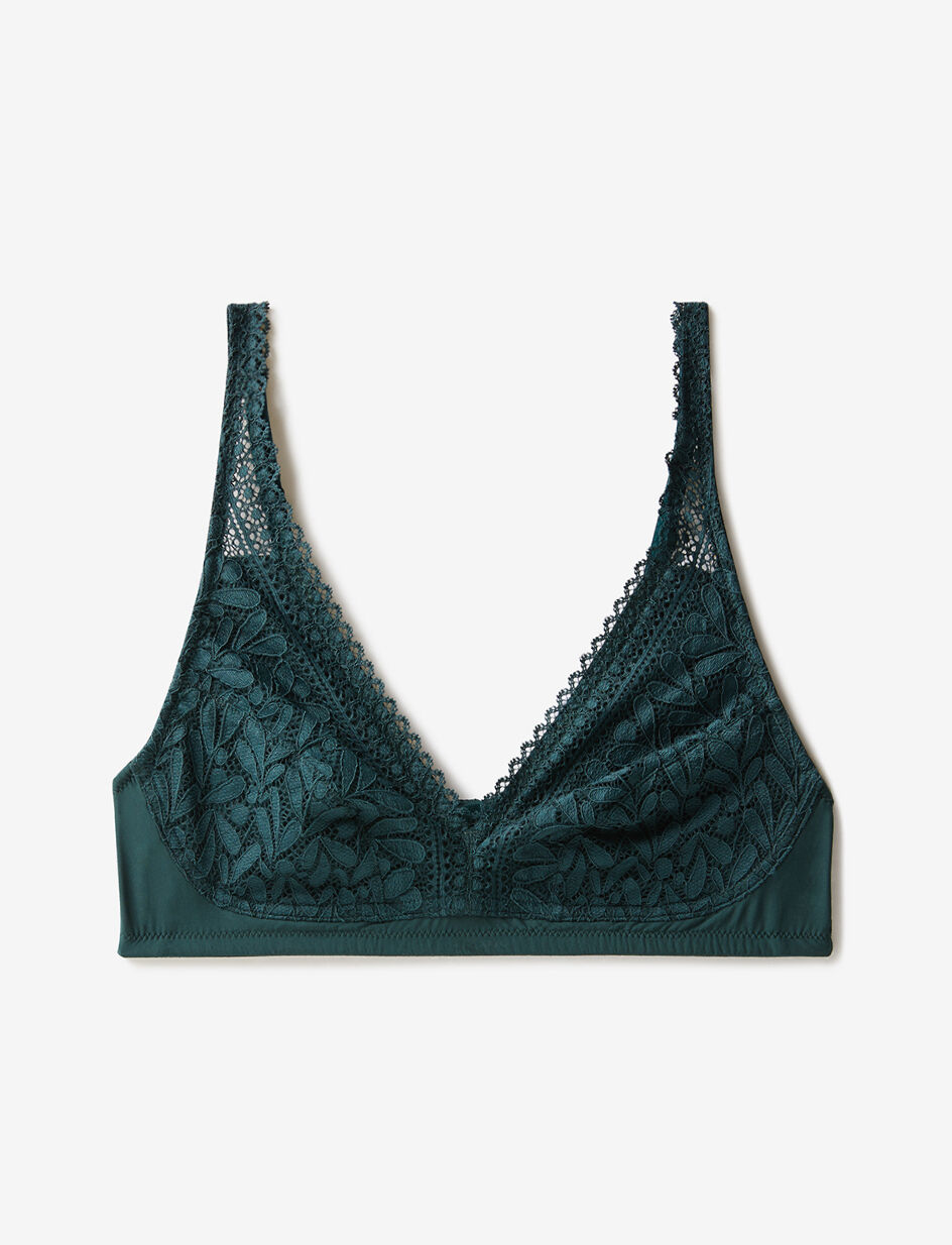 Soutien-gorge sans armatures post-opératoire - vert nuit