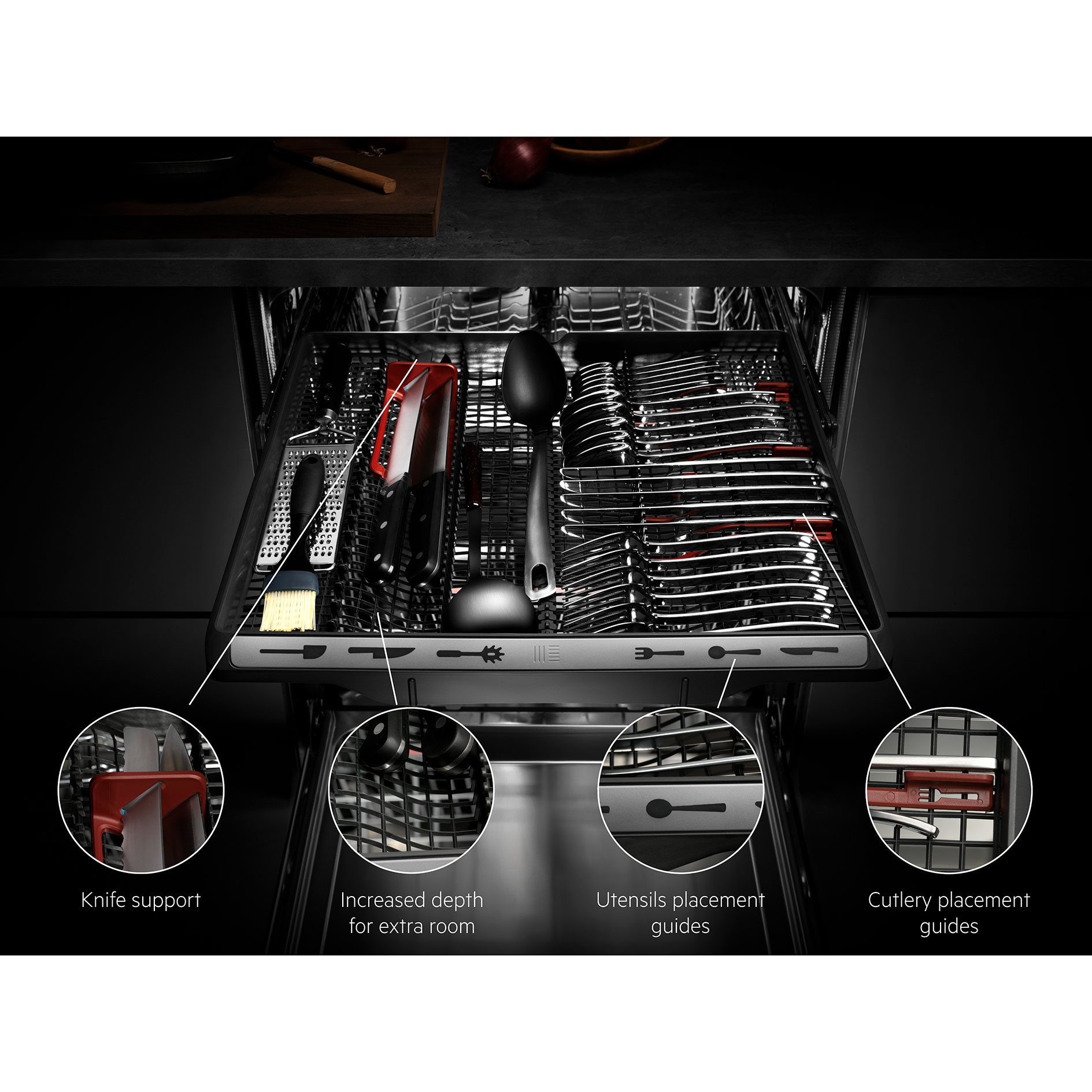 AEG Einbau-Geschirrspüler FSK94847P - C
