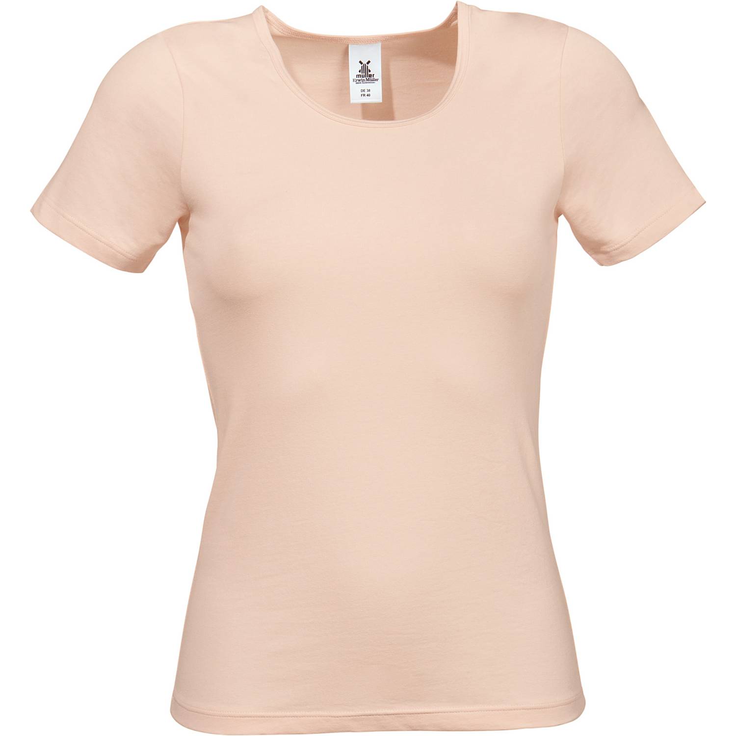 Erwin Müller Single-Jersey Damen-Unterhemd, 1/2-Arm im 2er-Pack