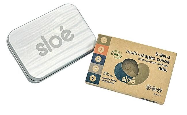 SLOE - SAVON NEO SOLIDE MULTIUSAGE 5 EN 1 100g