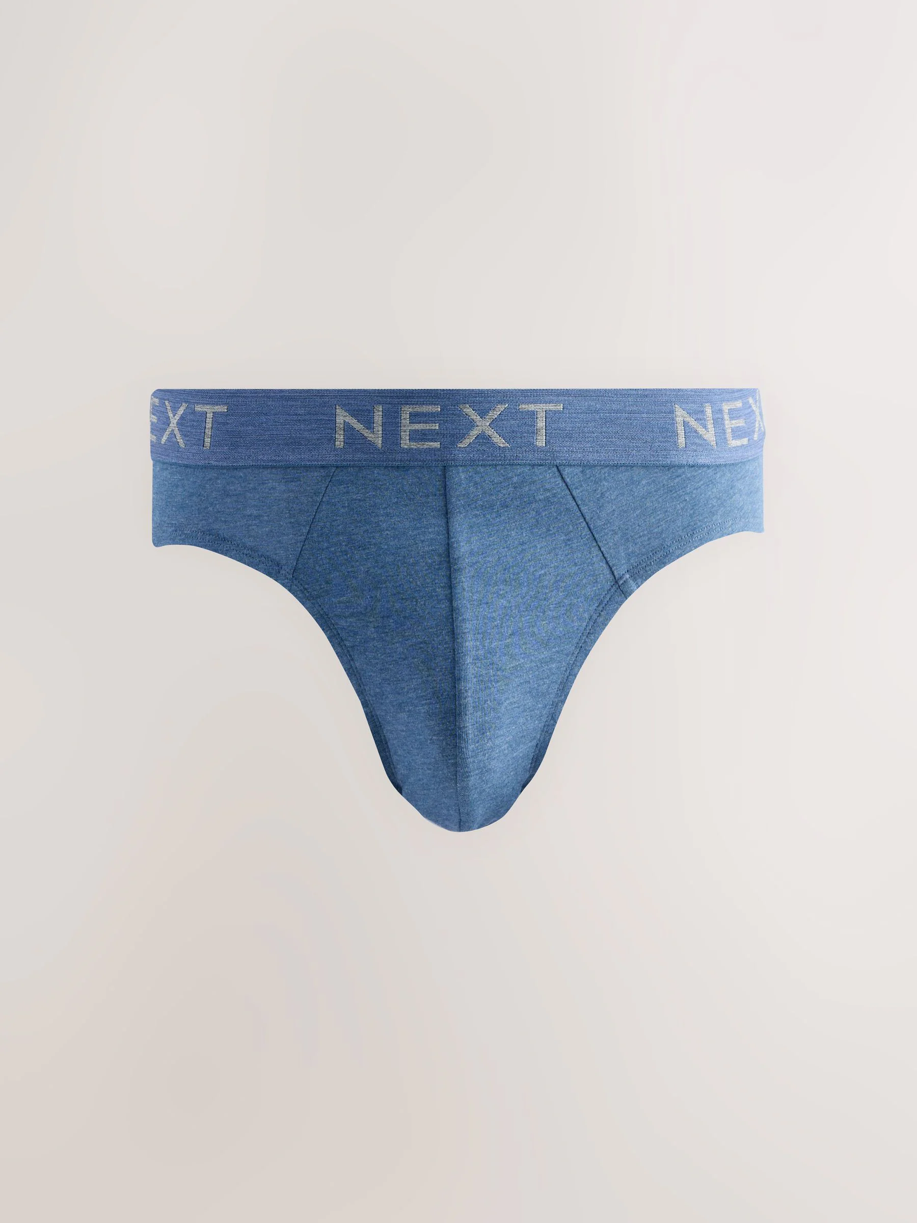 Blauw/grijs - Verpakking van 5 - Katoenrijke slips