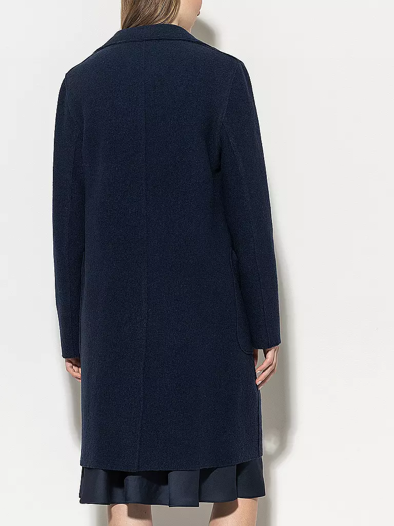 LUISA CERANO Wollmantel blau