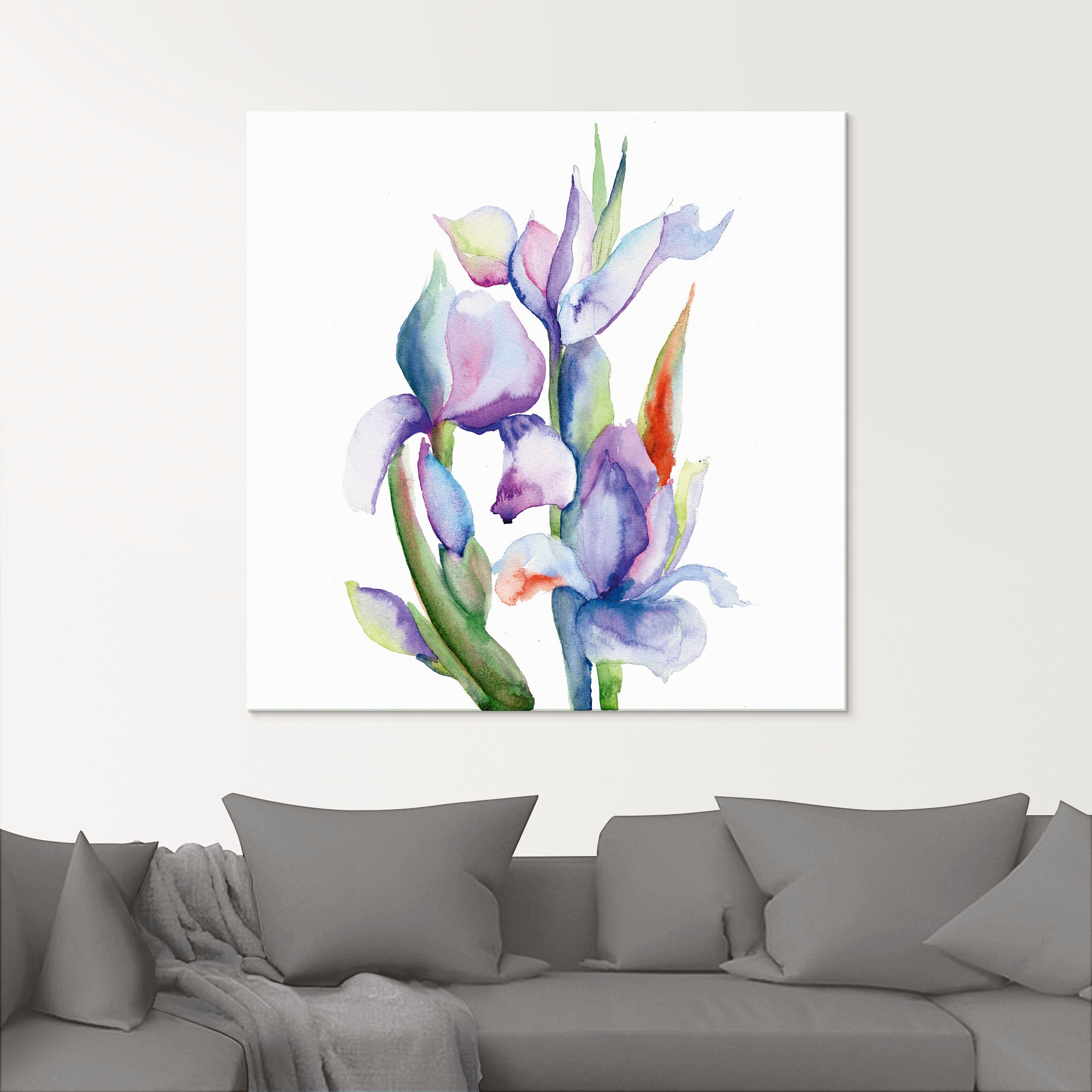 Artland Glasbild »Iris« Blumen 1 Stk. tlg. in verschiedenen Grössen