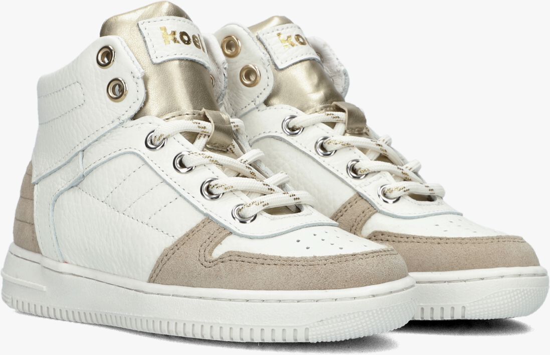KOEL4KIDS witte koel4kids hoge sneaker 23m005