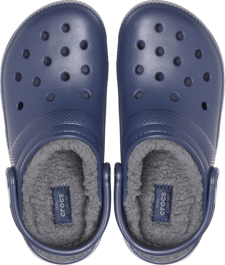 Crocs Classic Lined Clog Navy/Char Navy/charcoal