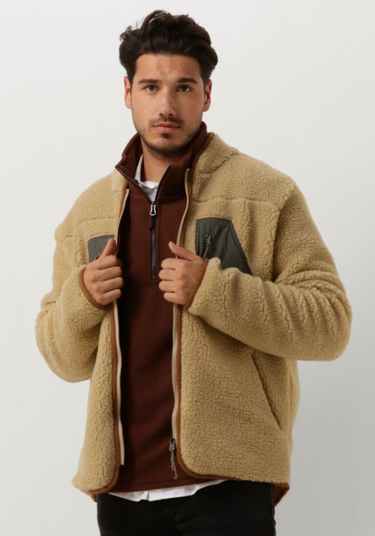 FOR\u00C9T beige for&eacute;t jack aurora sherpa jacket