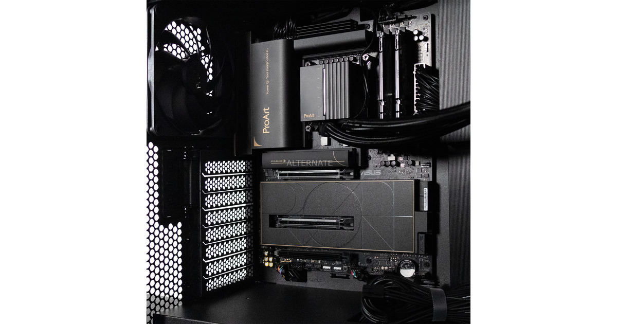 ALTERNATEWorkstation Ultra 9 Pc-systeem Powered by ASUS  (Core Ultra 9 285K | Intel Graphics | 64 GB | 4 TB SSD)