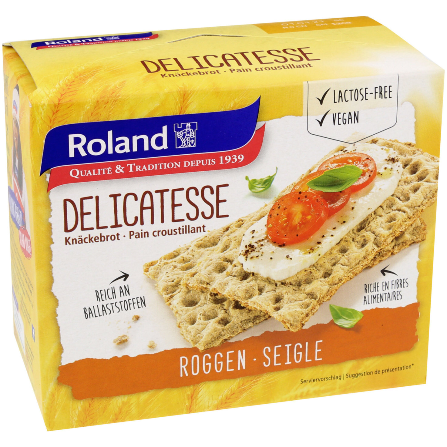 Roland Knäckebrot Délicatesse Roggen