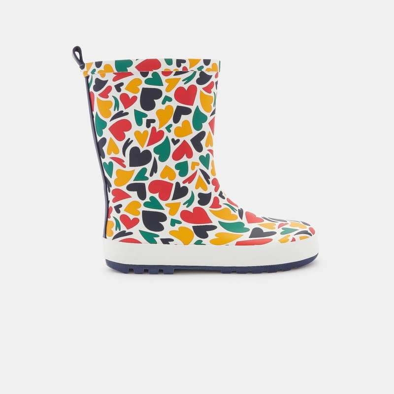 Bottes de pluie cœurs fille