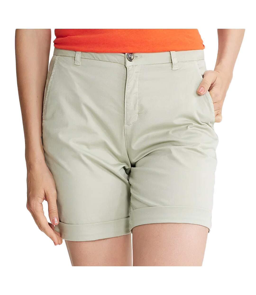 Bermuda Vert Clair Femme TBS Leonibur