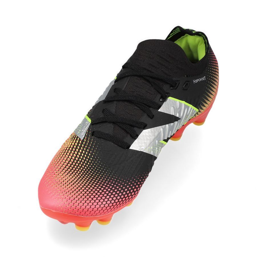 New Balance Tekela V4 Pro Low AG Flash Point - Noir/Rouge/Argenté