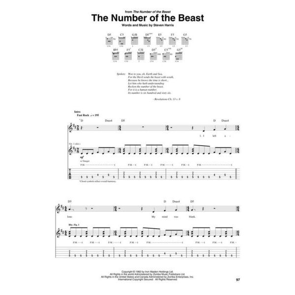 Hal Leonard Iron Maiden Anthology
